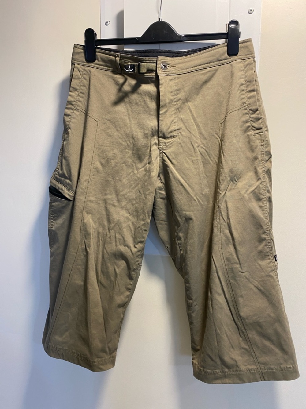 Prana Men's Khaki Shorts with Utility Pocket